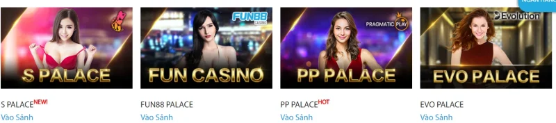 Các sảnh chơi casino online với loạt dealer nóng bỏng